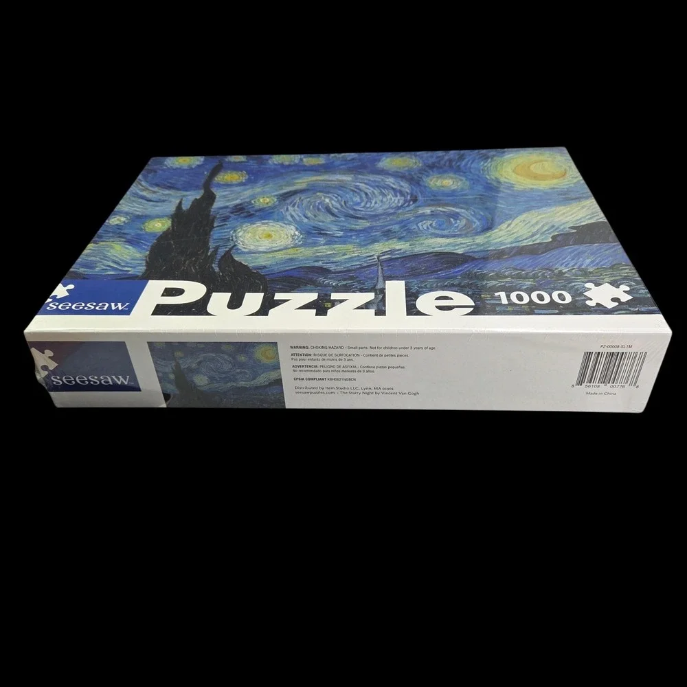 Puzzle Vincent Van Gogh Starry Night 1000 Piece Large Size Artist Sealed‎ NEW
